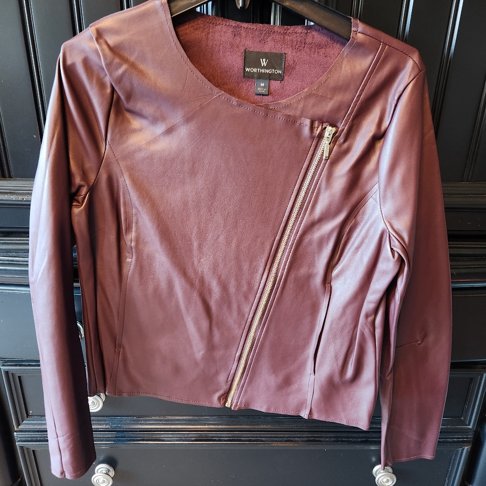 Faux Leather Jacket